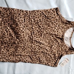 New Tank Top Leopard Print